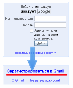 регистрация электронной почты gmail, завести почтовый ящик