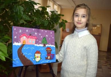 Виставка «Різдвяні мрії» учнів Запорізької дитячої школи мистецтв №3